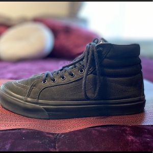 Vans high top sneakers black